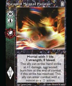 Escaped Mental Patient reprint