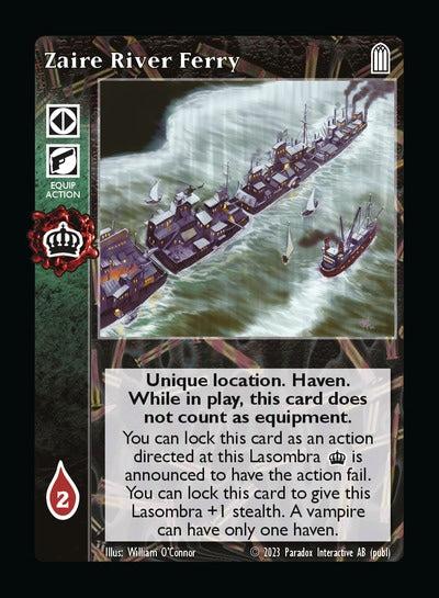 Zaire River Ferry reprint