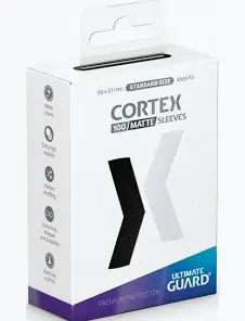Ultimate Guard Cortex Sleeves Standard size - Matte Black - 100