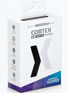 Ultimate Guard Cortex Sleeves Standard size - Matte Black - 100