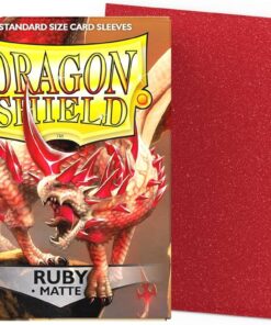 Dragon Shield Standard Matte Sleeves - Ruby matte (100db/csomag)