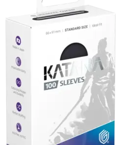 Katana Sleeves- standard- Obsidian Shard - fekete (100)