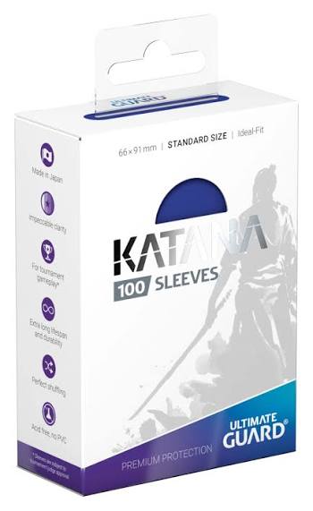 Katana Sleeves-standard- Blue - 100