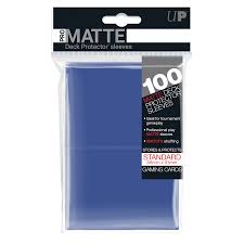 Ultra Pro Matte Deck sleeves standard -blue- 100