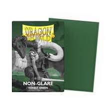 Dragon Shield Standard Non-Glare- Forest Green Sleeves 100