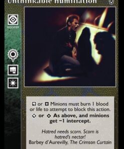 Unthinkable Humiliation