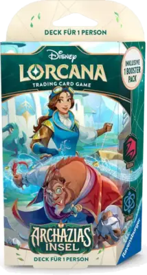 Disney Lorcana: Archazias Insel - Rubin/Saphir - Starter Deck (DE) Német