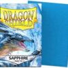 Dragon Shield - Sapphire matte - sleeves - 100