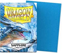 Dragon Shield - Sapphire matte - sleeves - 100