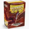 Dragon Shiled Standard Sleeves - Crimson Matte 100