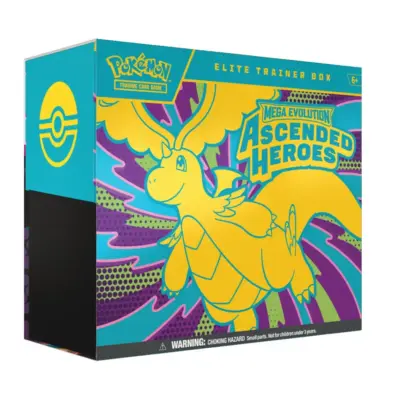 Pokemon Mega Evolution Ascended Heroes Elite Trainer Box