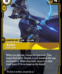 Ashe, Focused
