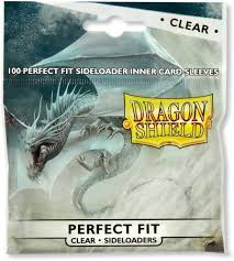 Dragon Shield Standard Perfect fit Sideloading Sleeves - Clear/Clear (100)