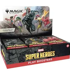 Magic the Gathering – Marvel Super Heroes Play Booster Display