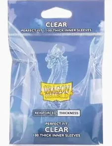 Dragon Shield Standard Perfect fit - Inner Sleeves- Thick Inner Clear (100)