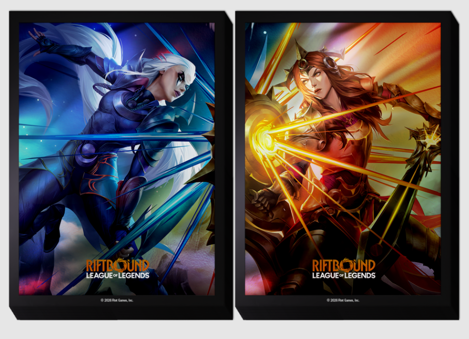 Riftbound: League of Legends TCG - Vendetta Diana vs Leona Sleeves