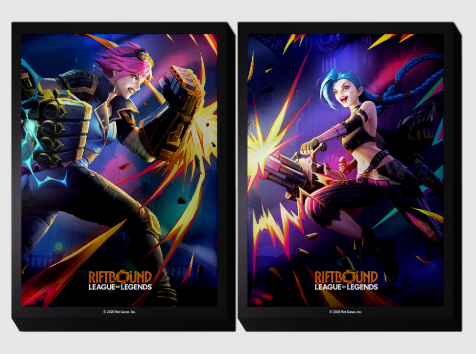 Riftbound: League of Legends TCG - Vendetta Jinx vs Vi Sleeves