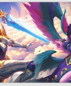 Riftbound: League of Legends TCG - Vendetta Playmat - Morgana vs Kayle