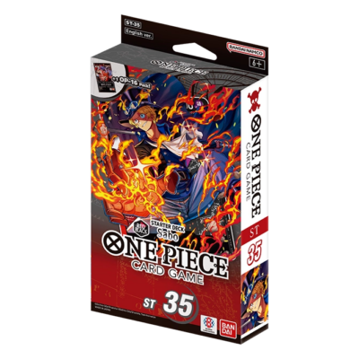 One Piece Card Game: Red/Black Sabo Starter Deck ST35 (2026.07.31.-től lesz elérhető)