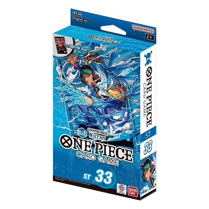 One Piece Card Game: Blue Kuzan Starter Deck ST33 (2026.07.31.-től lesz elérhető)