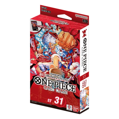 One Piece Card Game: Red Monkey.D.Luffy Starter Deck ST31 (2026.07.31.-től lesz elérhető)