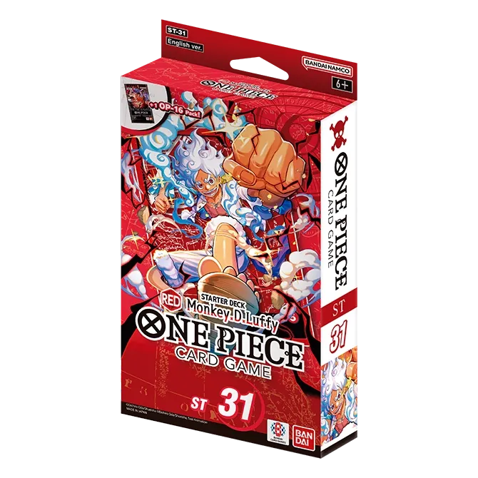 One Piece Card Game: Red Monkey.D.Luffy Starter Deck ST31 (2026.07.31.-től lesz elérhető)