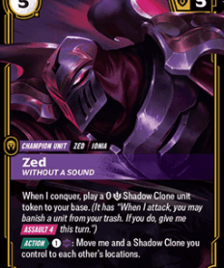 Zed, Without a Sound (V.1 - Rare)