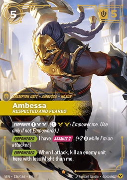 Ambessa, Respected and Feared (V.1 - Epic)