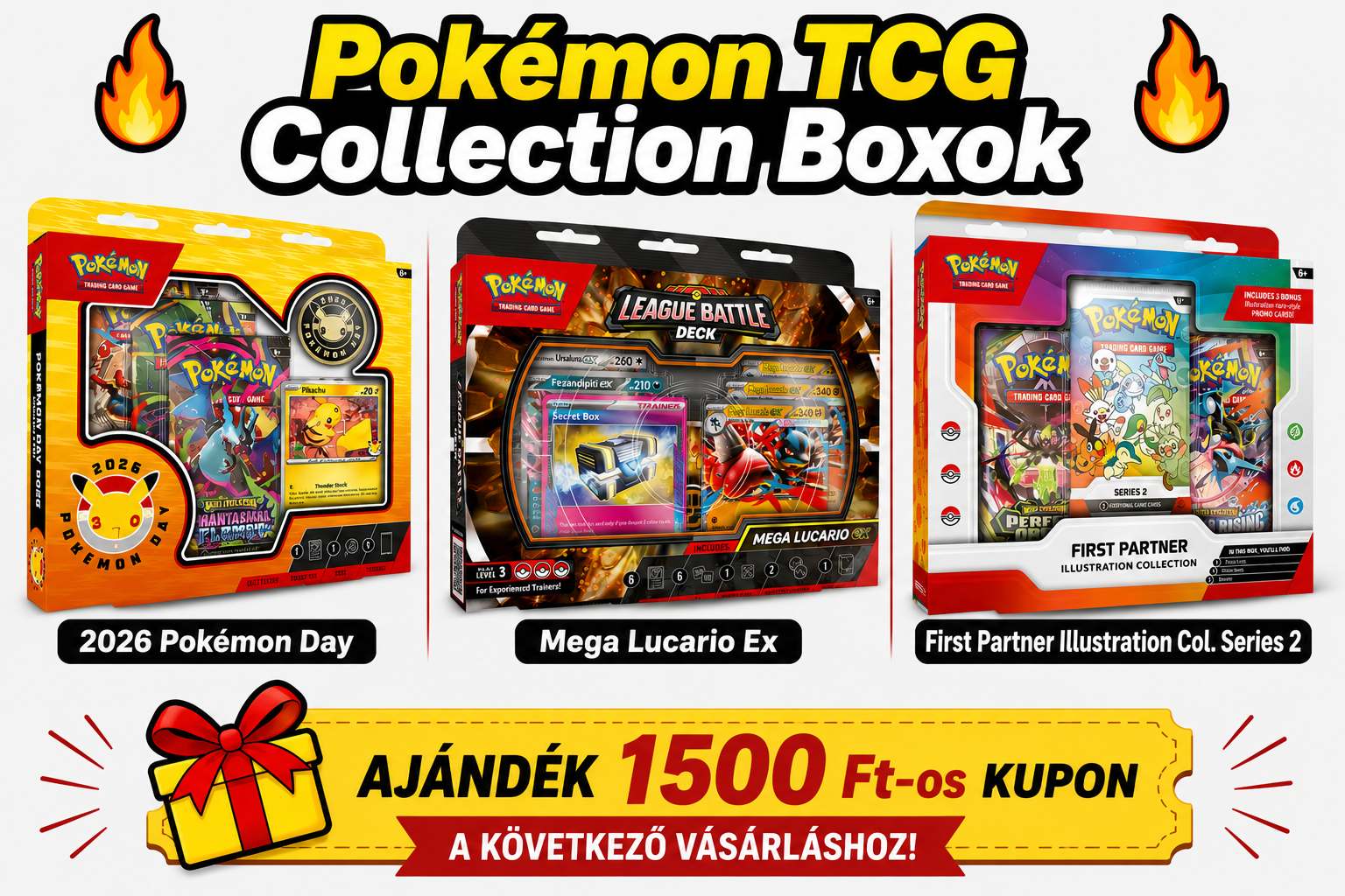 Pokémon TCG Collection Boxok