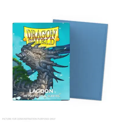Dragon Shiled Standard Sleeves - Lagoon Saras matte dual (100)