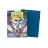 Dragon Shiled Standard Sleeves - Cobalt & Silver matte dual (100)