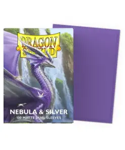 Dragon Shiled Standard Sleeves - Nebula & Silver  matte dual (100)