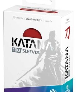 Katana Sleeves-standard- Rising Sun/red – 100